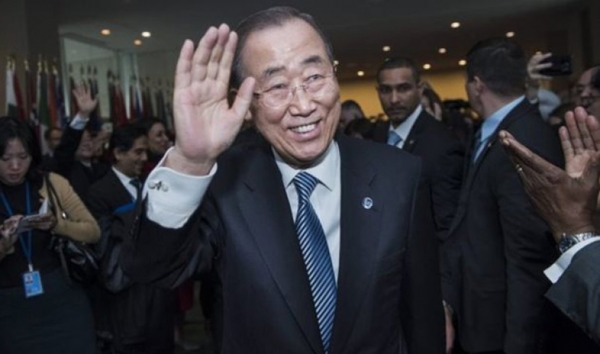 بان كي مون يودع الأمم المتحدة