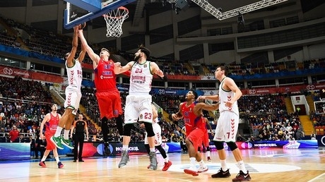 فوز ريال مدريد على داروشافاكا التركي في الدوري الأوروبي لكرة السلة 