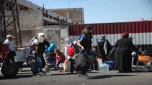 عودة 8 عائلات الى حماة كانت خرجت من مدينة التل بريف دمشق الى مخيمات ادلب