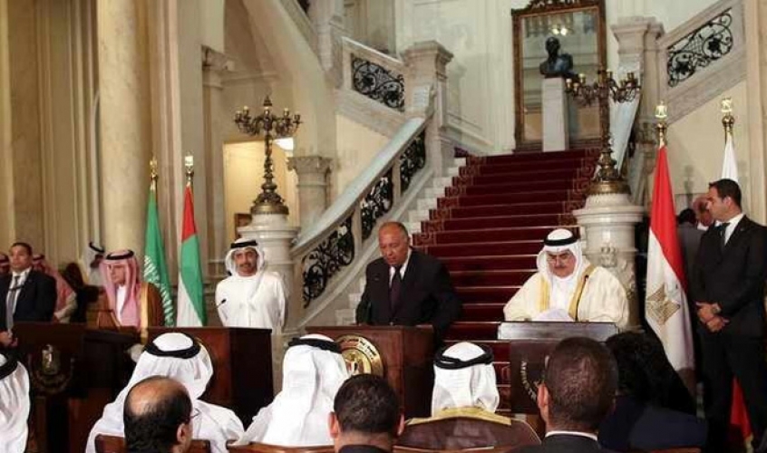 الدول الأربع  : تصريحات وزير الخارجية القطري تؤكد عدم جدية قطر في الحوار