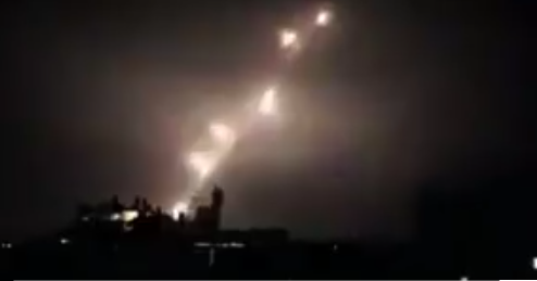 قصف صاروخي من غزة على قواعد عسكرية صهيونية لأجل القدس