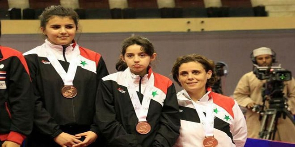  6 ميداليات لسورية في بطولة غرب آسيا بكرة الطاولة