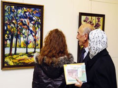 معرض تشكيلي تركي في المركز الثقافي أبو رمانة