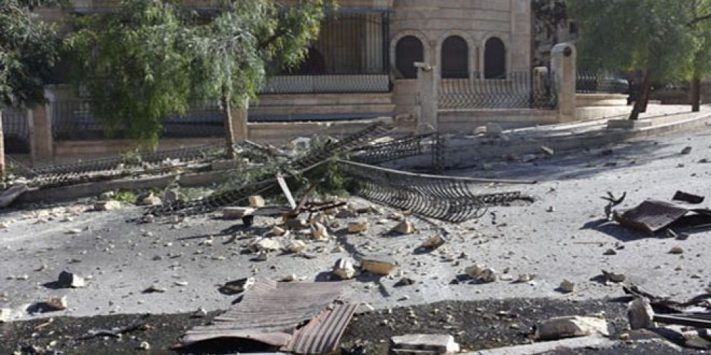 شهيدان و6 اصابات في اعتداء إرهابي بالقذائف على أحياء سكنية في حلب