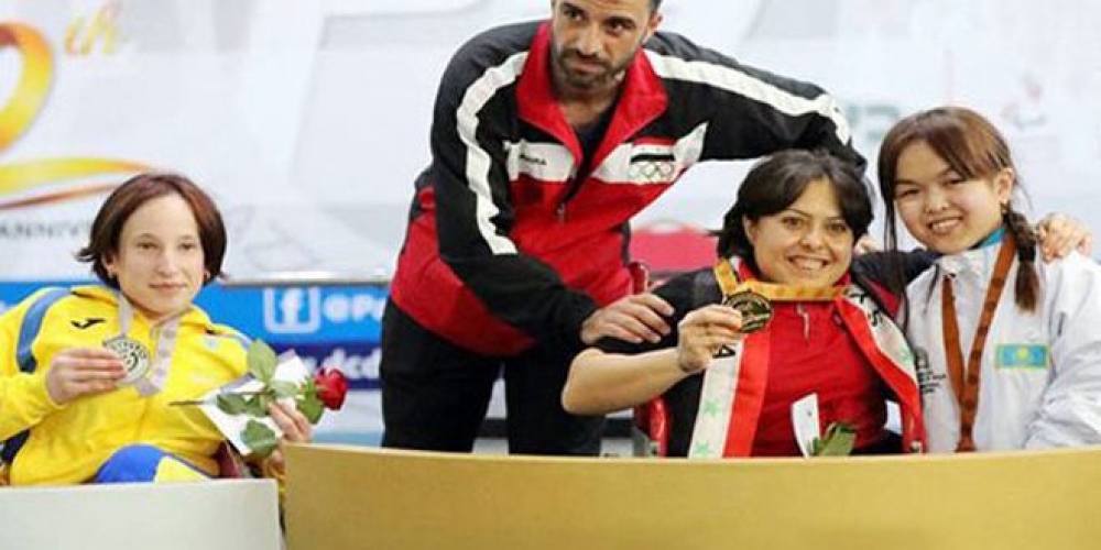 لاعبة سورية تحرز البرونزية في دورة الألعاب البارالمبية الآسيوية
