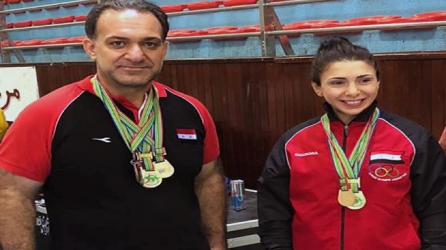 ست ميداليات ذهبية لسورية في البطولة الأفروعربية للقوة البدنية