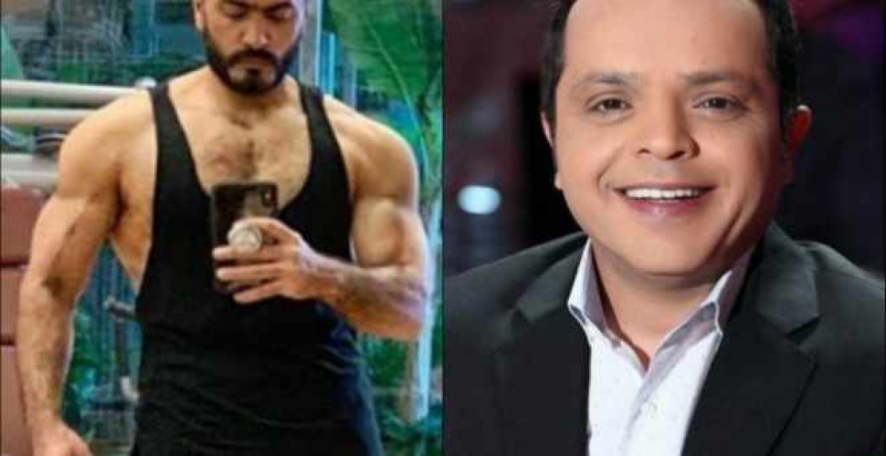 شاهد تحدي محمد هنيدي لعضلات تامر حسني