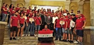 أجنحة الشام للطيران الناقل الرسمي لوفد السوريين الأرمن المشارك في #أولمبياد_عموم_الأرمن في #أرمينيا