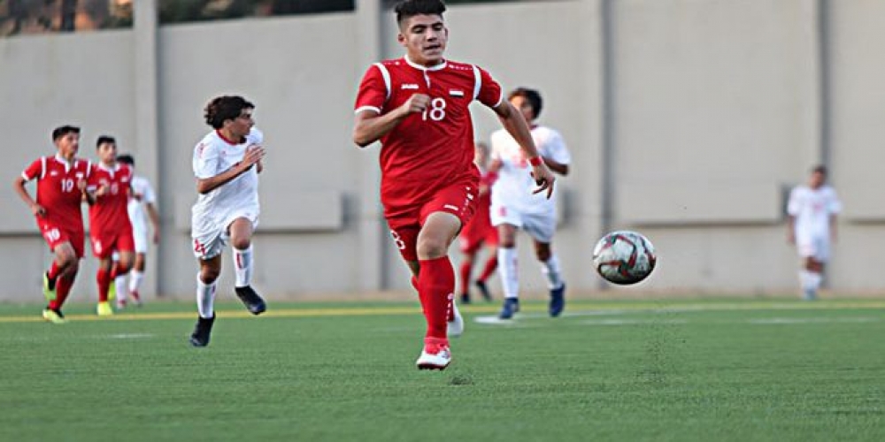 منتخب سورية للناشئين بكرة القدم يفوز على نظيره اللبناني