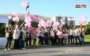  بمناسبة الشهر العالمي للكشف المبكر عن سرطان الثدي إطلاق حملة من ساحة الأمويين