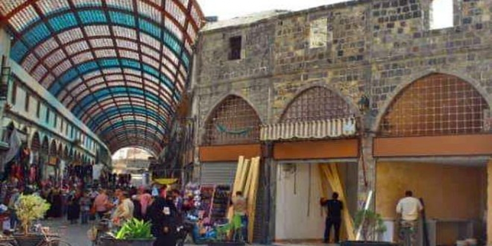 البدء بتأهيل 50 محلاً تجارياً في أسواق حمص القديمة