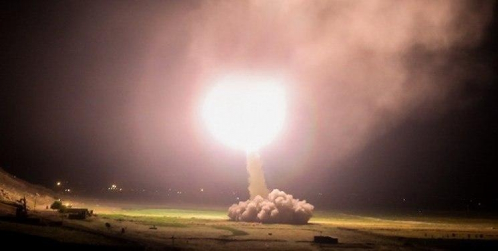 الحرس الثوري الأيراني ينشر مشاهد إطلاق عشرات صواريخ البالستية على قاعدة عين الأسد و أربيل 