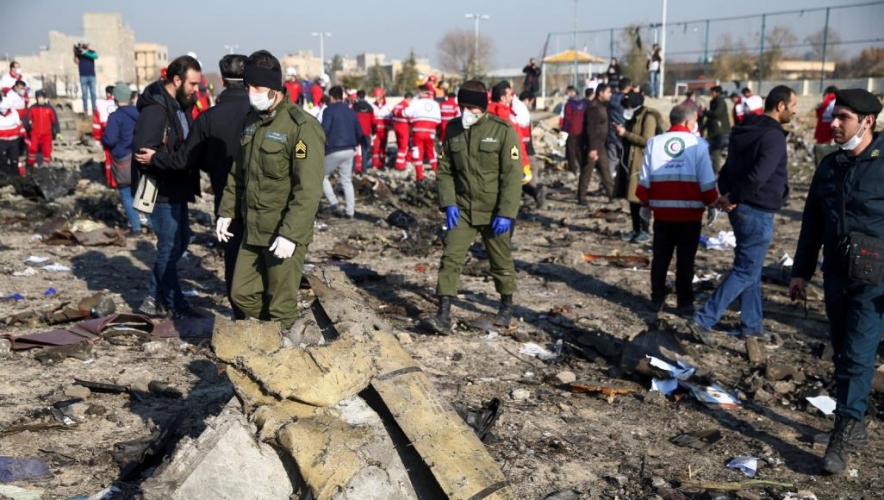الإعلام الإيراني ينشر فيديو يؤكد عدم إصابة الطائرة الأوكرانية بصاروخ