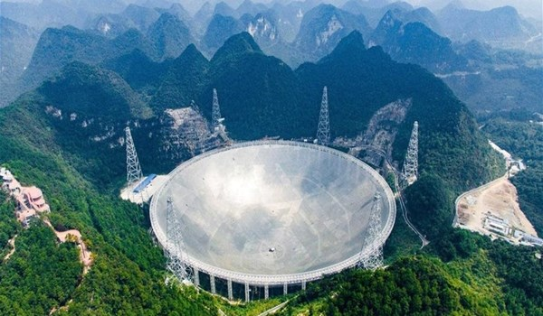 عين السماء ... الصين تدشن أكبر تلسكوب في العالم   