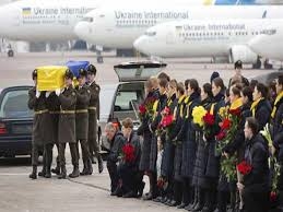 جثامين الضحايا الأوكرانيين على الطائرة المنكوبة في طهران تصل كييف