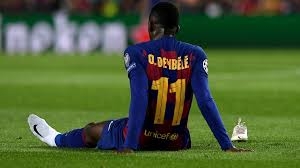 برشلونة يكشف طبيعة إصابة ديمبيلي الجديدة