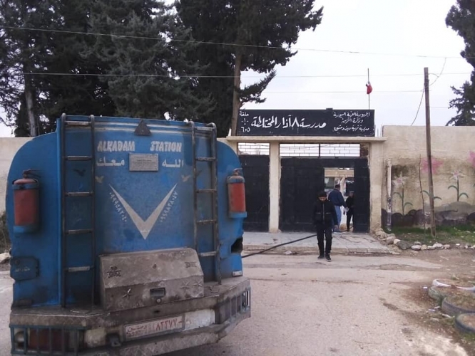 500 ألف ليتر مازوت لمدارس المناطق الأشد برودة بريف دمشق