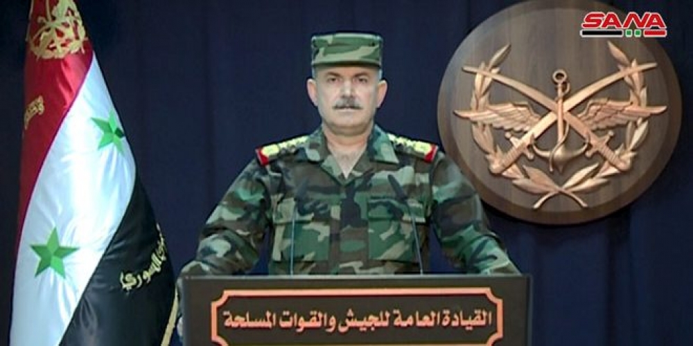 قيادة الجيش: أهمية ما تم تحريره من مناطق جديدة في ريف ادلب الجنوبي تأتي كونها تشكل العمق المحصن للإرهاب 