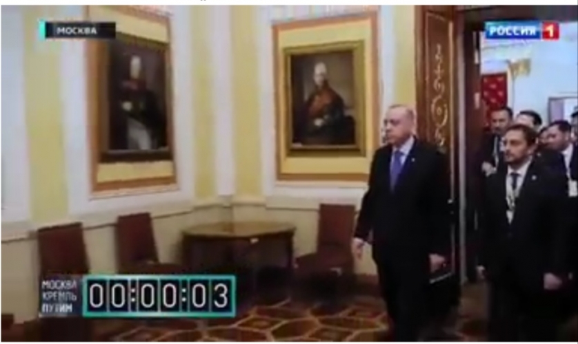 شاهد حقيقة استقبال بوتين لأردوغان بعد معارك إدلب الأخيرة 