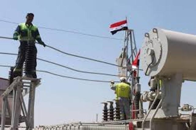 إصلاح العطل على خط التوتر 66 ك ف في الحسكة