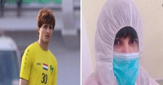  إصابة أول لاعب كرة قدم عراقي بـ