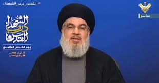 السيد نصر الله: موقفنا من القضية الفلسطينية غير قابل للتبديل ومن واجب الامة الدفاع عن المقدسات   