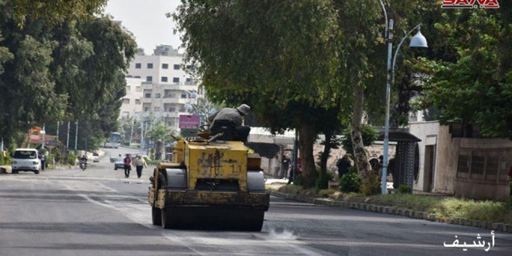 أربعة مليارات ليرة قيمة الاعمال التي ينفذها فرع الطرق والجسور بحماة هذا العام