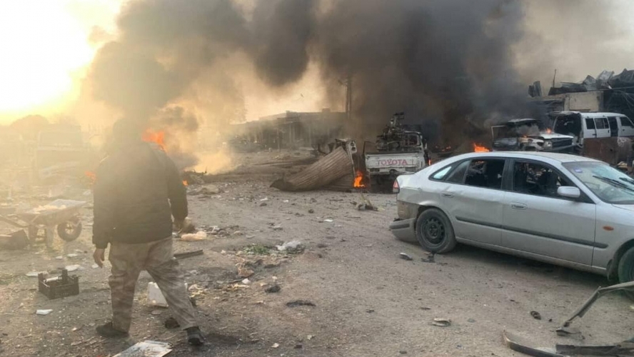 استشهاد 8 مدنيين وإصابة 7 آخرين بانفجار سيارة مفخخة بريف الحسكة الشمالي الغربي
