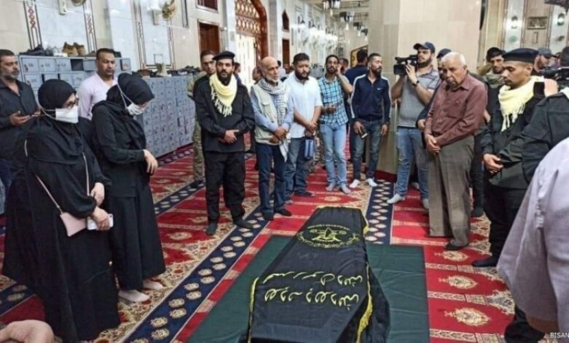 تشييع الامين العام الاسبق للجهاد الاسلامي رمضان عبد الله شلح في دمشق