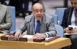 مندوب مصر في الأمم المتحدة: الوقت حان لتوقف بعض الدول عن نقل الإرهابيين الأجانب بين بؤر الصراعات   