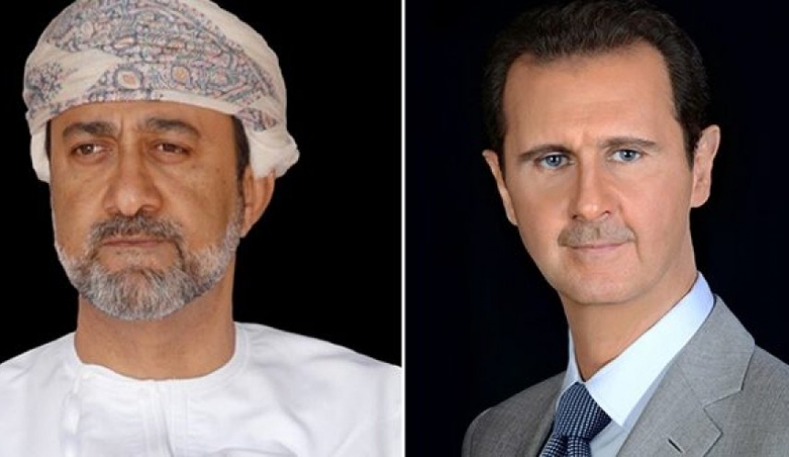 سلطان عمان يهنئ الرئيس الأسد بعيد الأضحى