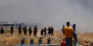 إصابة عشرات الفلسطينيين جراء قمع الاحتلال مظاهرات بالضفة الغربية   