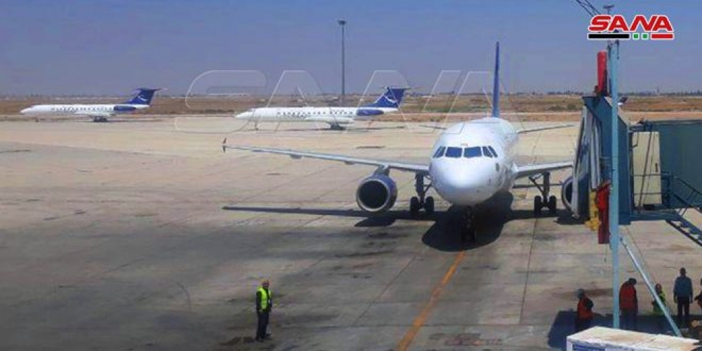 وصول طائرة الخطوط الجوية السورية من الدوحة إلى مطار دمشق وعلى متنها 150 مواطنًا سورياً
