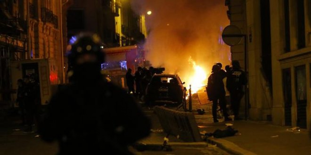 اعتقال 148 شخصاً وإصابة 16 شرطياً خلال أعمال شغب في فرنسا