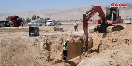 فرق وزارة النفط الفنية تنهي إصلاح الأضرار الناجمة عن العمل الإرهابي الذي استهدف خط الغاز العربي