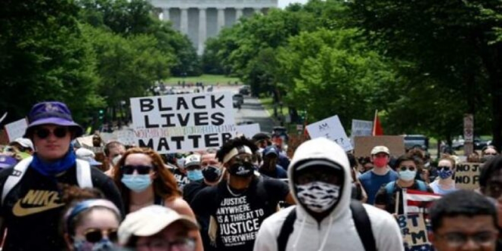تجدد الاحتجاجات ضد العنصرية في العاصمة الامريكية واشنطن