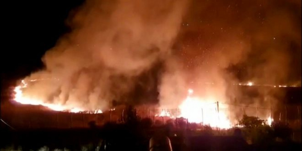 الاحتلال يفتعل حريقاً في المنطقة المحررة شرق مجدل شمس المحتلة