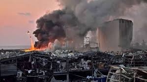 حريق محدود في مرفأ بيروت بسبب ردم بقايا مخلفات الانفجار