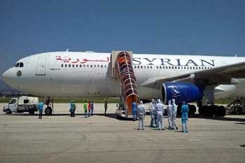 وصول طائرة إلى مطار دمشق الدولي تقل 188 مواطناً قادمة من مطار الشارقة 