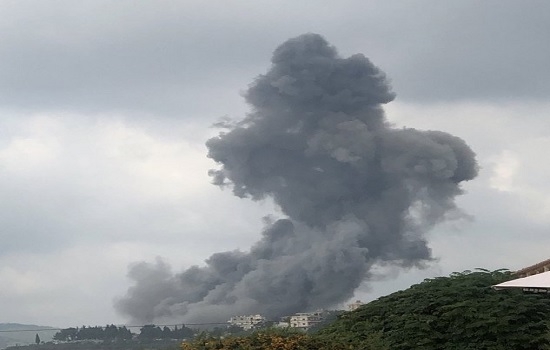 انفجار ضخم يهز بلدة عين قانا اللبنانية