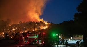 حرائق الغابات تجتاح كاليفورنيا الأمريكية وإخلاء مئات المنازل