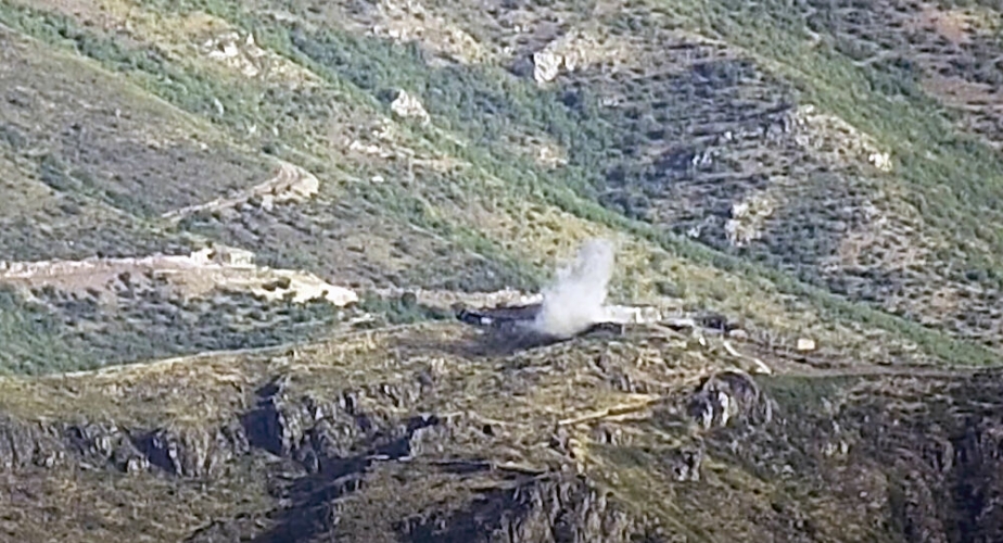 القوات الأرمينية تسقط طائرة عسكرية مسيرة كانت متجهة إلى أسكيران