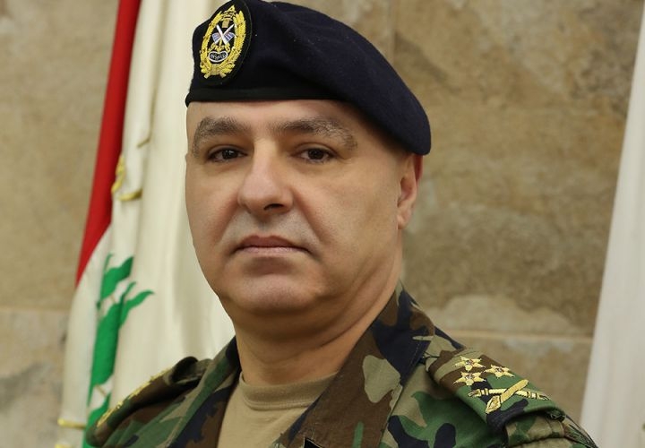 قائد الجيش اللبناني يجتمع مع الوفد المكلف التفاوض لترسيم الحدود البحرية