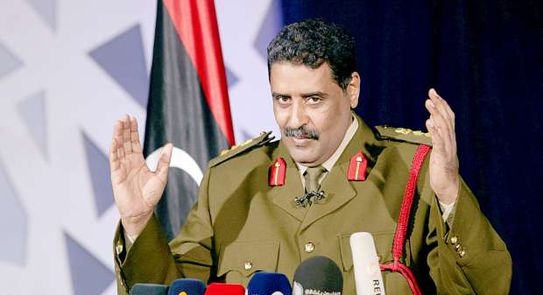 الجيش الوطني الليبي يستنكر الاتفاق بين حكومة الوفاق والدوحة