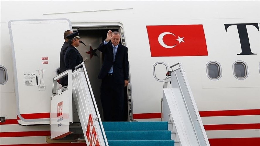 أردوغان يتوجه إلى شمال قبرص في زيارة رسمية.