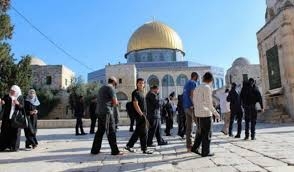 مستوطنون إسرائيليون يقتحمون الحرم الإبراهيمي في الخليل و المسجد الأقصى في القدس   