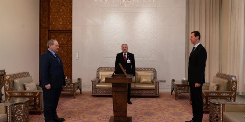 أمام الرئيس الأسد.. الدكتور المقداد يؤدي اليمين الدستورية وزيراً للخارجية والمغتربين   