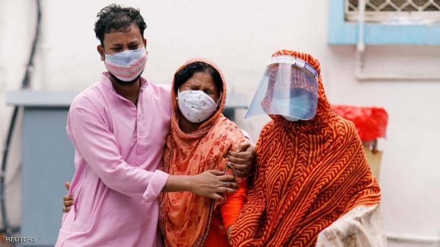 الهند تسجل 38772 اصابة جديدة و 443 وفاة بفيروس كورونا