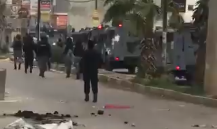 أعمال عنف و إحتجاجات في إربد شمالي الأردن