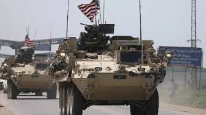 دخول قافلة للإحتلال الامريكي قادمة من العراق الى المناطق السورية المحتلة   